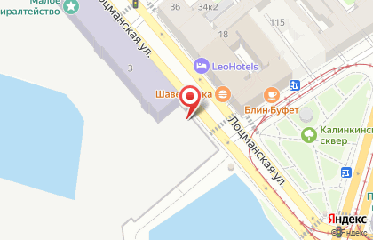 Спортивный клуб Адмиралтеец в Адмиралтейском районе на карте