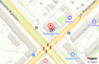 Супермаркет Перекресток в Дзержинском районе на карте