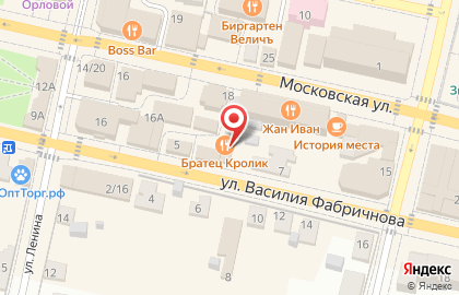Ресторан Братец Кролик на карте