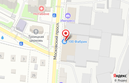 Мебельный центр 100 фабрик на Московском проспекте на карте