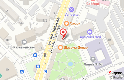Клуб Арлекин в Октябрьском районе на карте