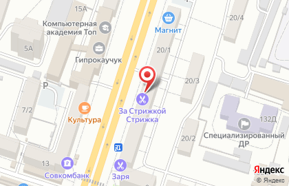 Аметист в Левобережном районе на карте