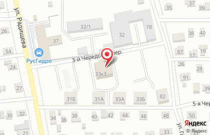 Продовольственный магазин в Ленинском районе на карте