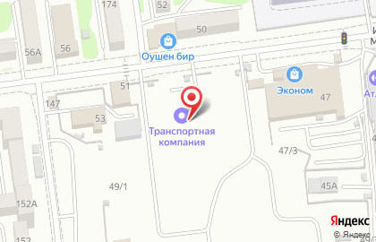 Транспортная компания городского округа г. Южно-Сахалинска на карте