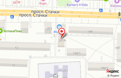 Детский развивающий центр Планета детства в Ростове-на-Дону на карте