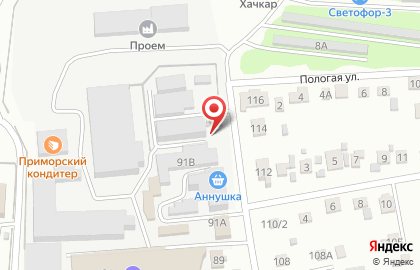 Продуктовый магазин Любимый на улице Ленинградской на карте