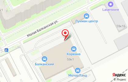 Интернет-магазин автошин и дисков kolesa812.ru на Малой Балканской улице на карте