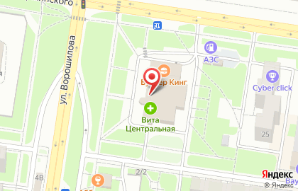 ТЦ Мир в Автозаводском районе на карте