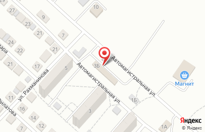 Продуктовый магазин и супермаркет Каспий на Автомагистральной улице на карте