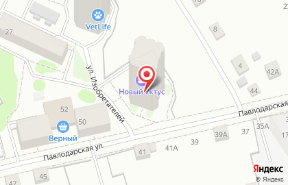 Лабораторная служба Хеликс на Павлодарской улице на карте