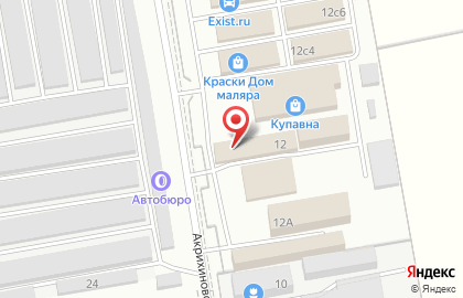 Гипермаркет мебели Столплит в Москве на карте