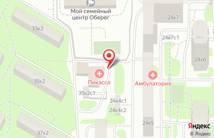 Центр рентгенодиагностики Пикассо на Севастопольской на карте