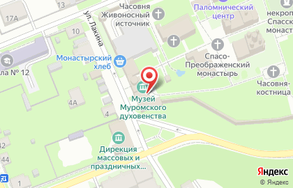 Монастырский магазин на карте