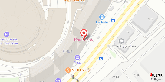 Клуб настольного тенниса Партия на карте