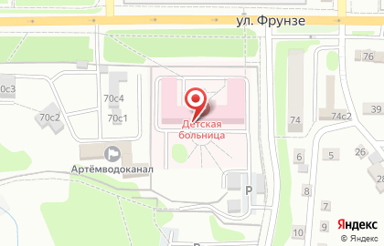 Астрея на улице Фрунзе на карте
