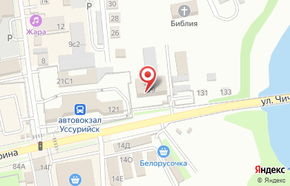 Служба пограничного управления ФСБ России по Приморскому краю в г. Уссурийске на карте