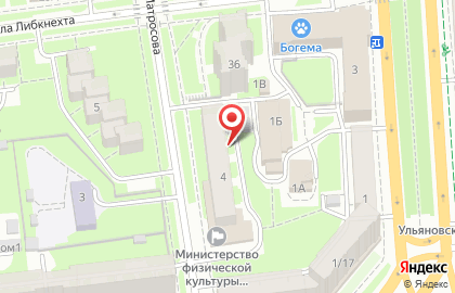 Фитнес в Ленинском районе на карте