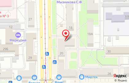 Банкомат РГС Банк на улице Дзержинского на карте