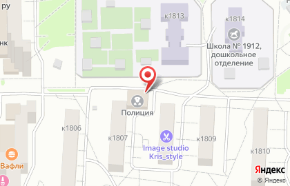 Крюковский отдел полиции отдела МВД России по Солнечногорскому району на карте