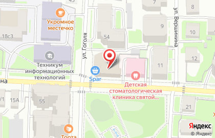 Строймастер на улице Гоголя на карте
