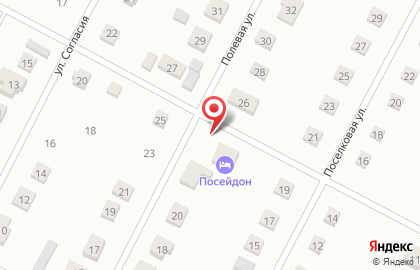 Гостиничный комплекс Посейдон на Полевой улице на карте