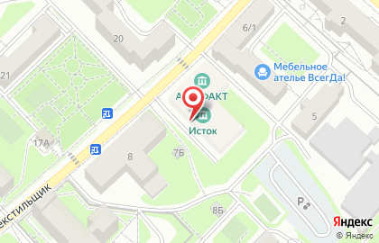 Дом культуры Исток в Серпухове на карте