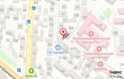Столовая в Махачкале на карте