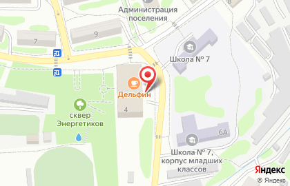 Кафе Дельфин на Днепростроевской улице на карте