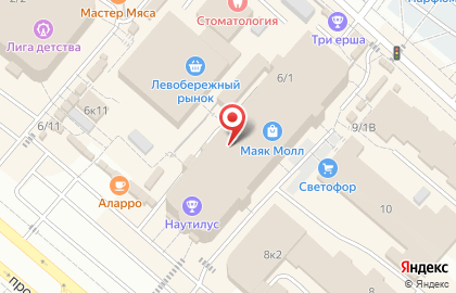 Микрокредитная компания FastMoney на проспекте Комарова на карте
