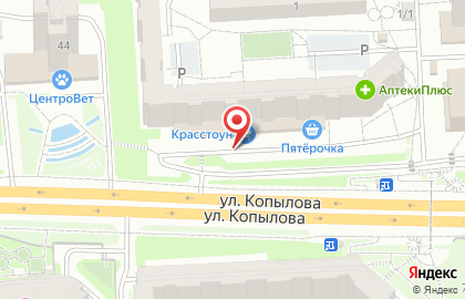 Магазин разливных напитков Ретро в Железнодорожном районе на карте