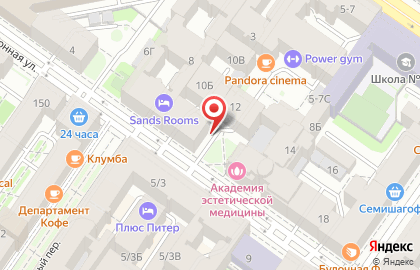 Палитра Красоты на площади Александра Невского I на карте