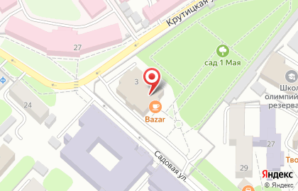 Ресторан BAZAR на Садовой улице на карте