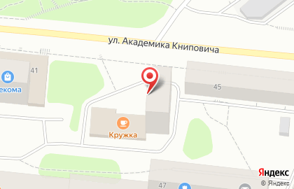 Компания грузоперевозок Бизон на улице Академика Книповича на карте