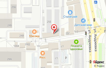 Гастроном Сырник в Солнечногорске на карте