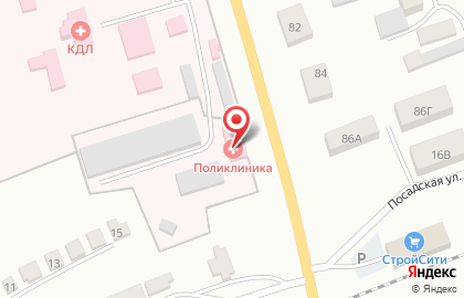 Обоянская центральная районная больница на улице Луначарского на карте