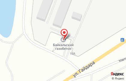 Байкальский газобетон в Чите на карте