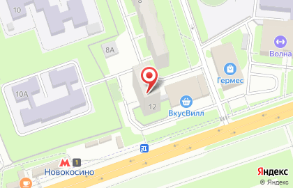 Дезинфекция вредителей в Новокосино на карте