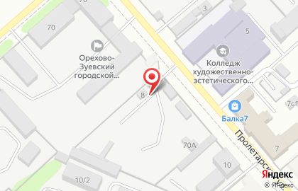 Автосалон Ермак на Пролетарской улице на карте