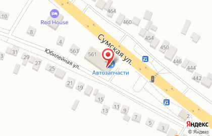 Магазин Хозмаг на Сумской улице на карте