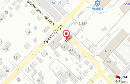 Магазин автотоваров Иномарка на Иркутской улице на карте
