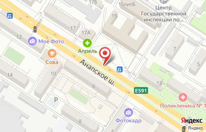 Ретро на Анапском шоссе на карте