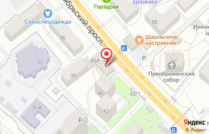 ТЦ Империал на Октябрьском проспекте на карте