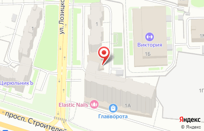 Политическая партия Новые люди в Октябрьском районе на карте
