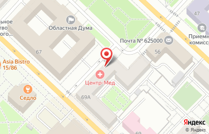 БК на улице Ленина на карте