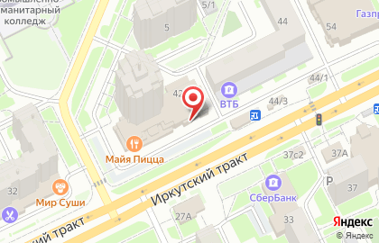 Банкомат ВТБ в Томске на карте