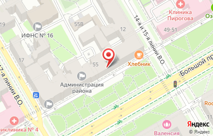 Государственная Административно-техническая Инспекция по Василеостровскому Району на карте