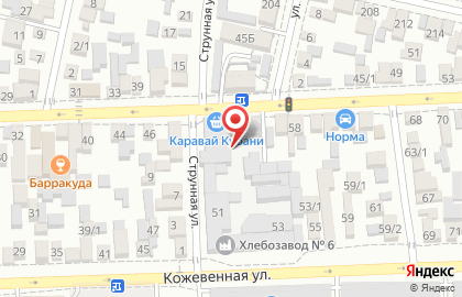 Продовольственный магазин, ООО Реас Групп на Кожевенной улице на карте