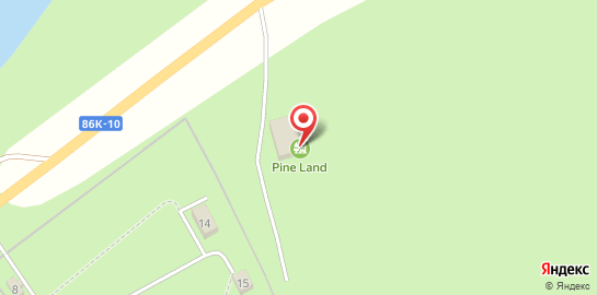 Гостевой комплекс Pine Land на карте