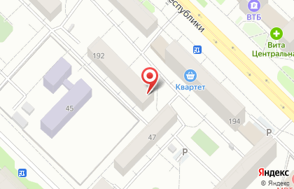 Салон красоты Аврора на улице Республики на карте