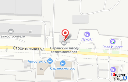 ОАО Саранский Завод Автосамосвалов на карте